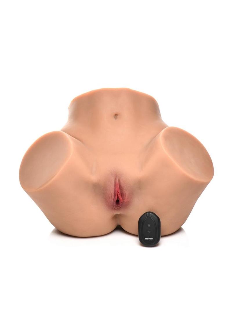 Mistress Vibrating & Squeezing Masturbator