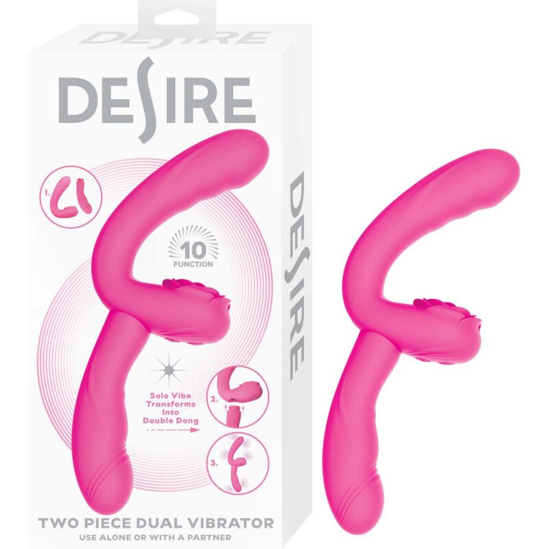 Nasstoys Desire 2 Piece Dual Vibrator Pink