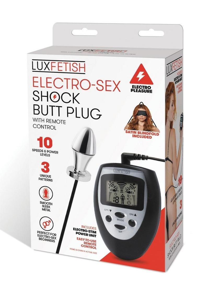 Lux Fetish Electro Sex Shock Butt Plug