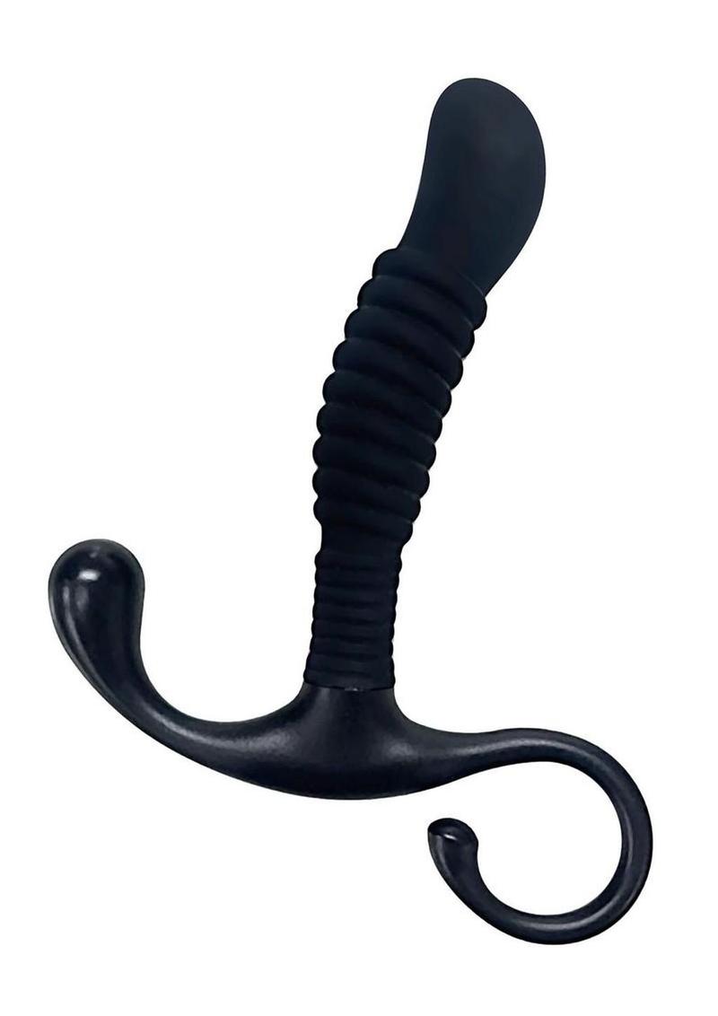 OptiMALE Ribbed Silicone Prostate Massager
