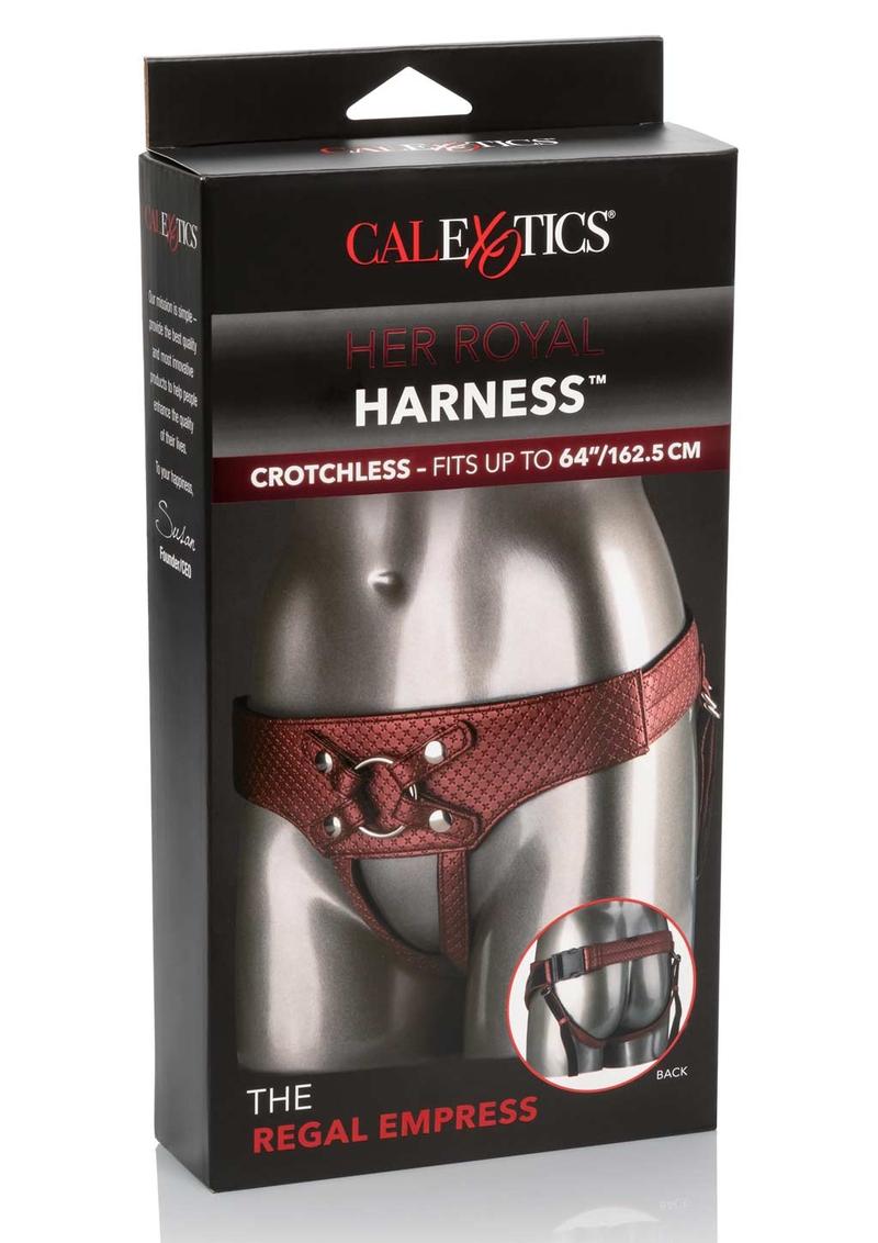 The Regal Empress Harness - Red